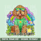 Faux Rhinestone Irish Lucky Dog | Digital Design | PNG | Sublimation | DTF | St Patricks Day | Western Shirt Design | Kid Design | Trending