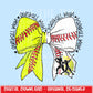 Softball and Baseball Mom | Digital Design | PNG | Sublimation | Coquette | Bow| Shirt Design | Trending | Mom of Both