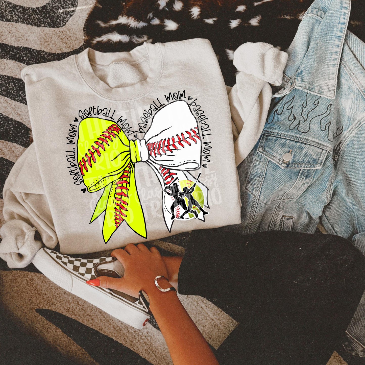 Softball and Baseball Mom | Digital Design | PNG | Sublimation | Coquette | Bow| Shirt Design | Trending | Mom of Both