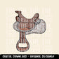 Faux Rhinestone Saddle | Digital Design | PNG | Sublimation | DTF | Horse Riding | Western Shirt Design | Country | Trending