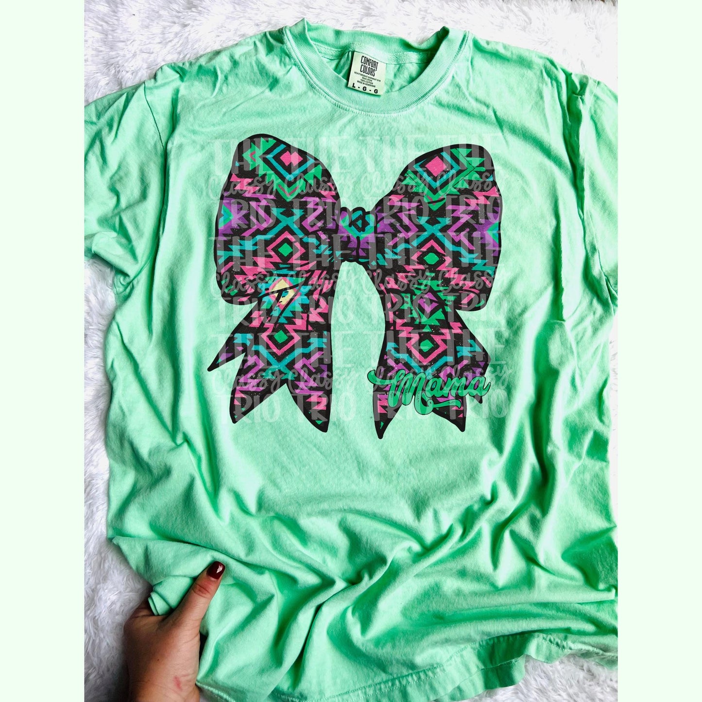 Western Aztec Mama Bow | Digital Design | PNG | Sublimation | Coquette | Retro Western | Country Shirt Design | Trending | Vintage | Azteca