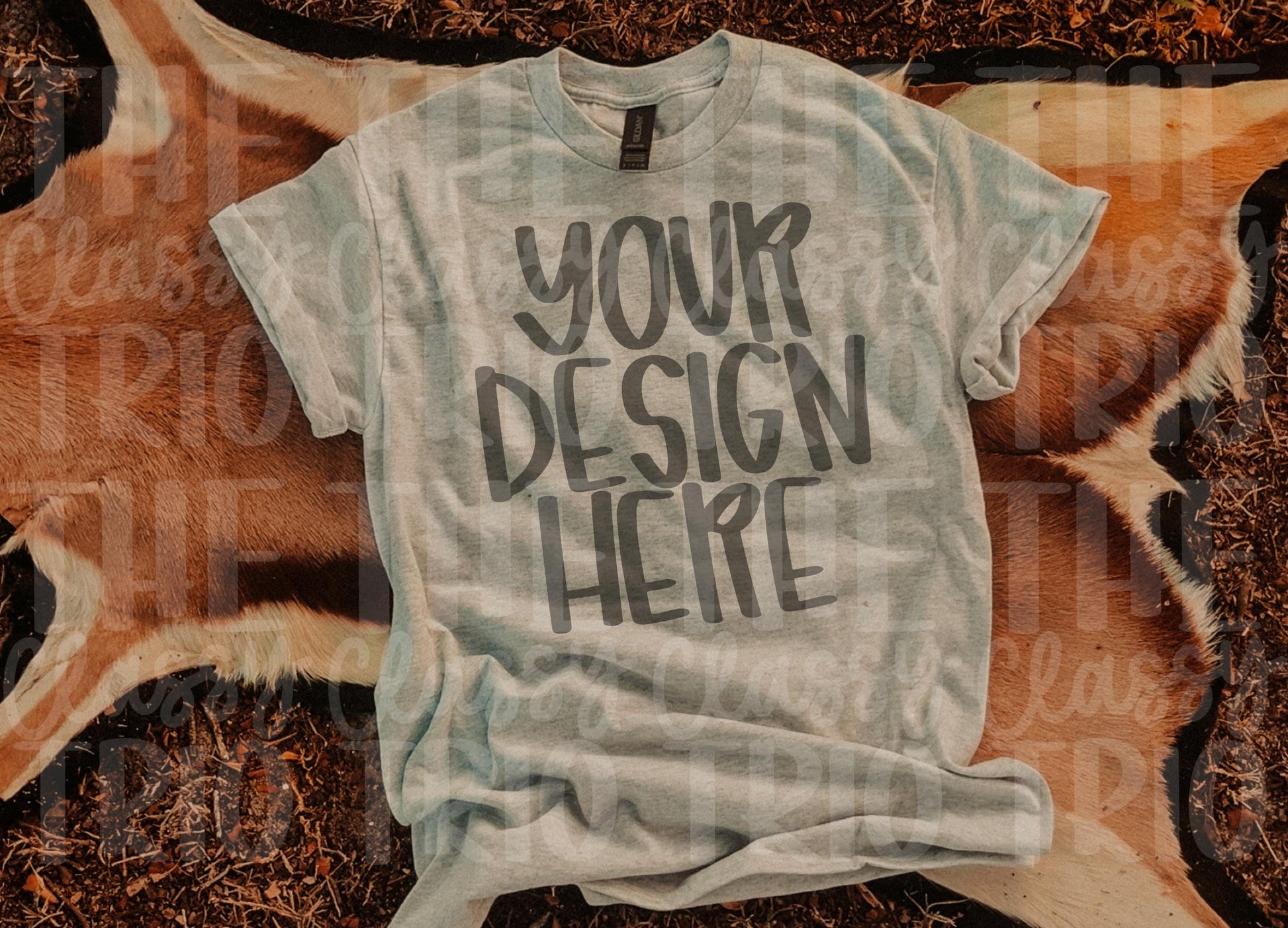 Western Outdoors Aesthetic Rug Mock-ups for Shirts | Flat Lay | Comfort Color | T-Shirt Mock Up | Camo