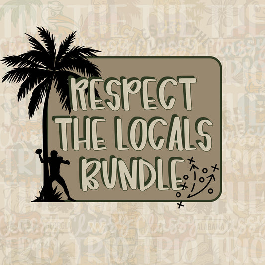Respect the Locals TEAM Bundle | Digital Design | PNG | Sublimation | DTF | Vintage Distressed | Shirt Designs | Trending | Football | Viral