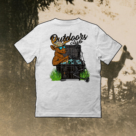Outdoors Club Deer | Digital Design | PNG | Sublimation | Agriculture | Hunting | Country Shirt Design | Men Design and Women | Original
