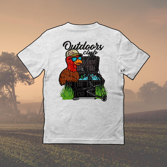 Outdoors Club Turkey | Digital Design | PNG | Sublimation | Agriculture | Hunting | Country Shirt Design | Men Design and Women | Original