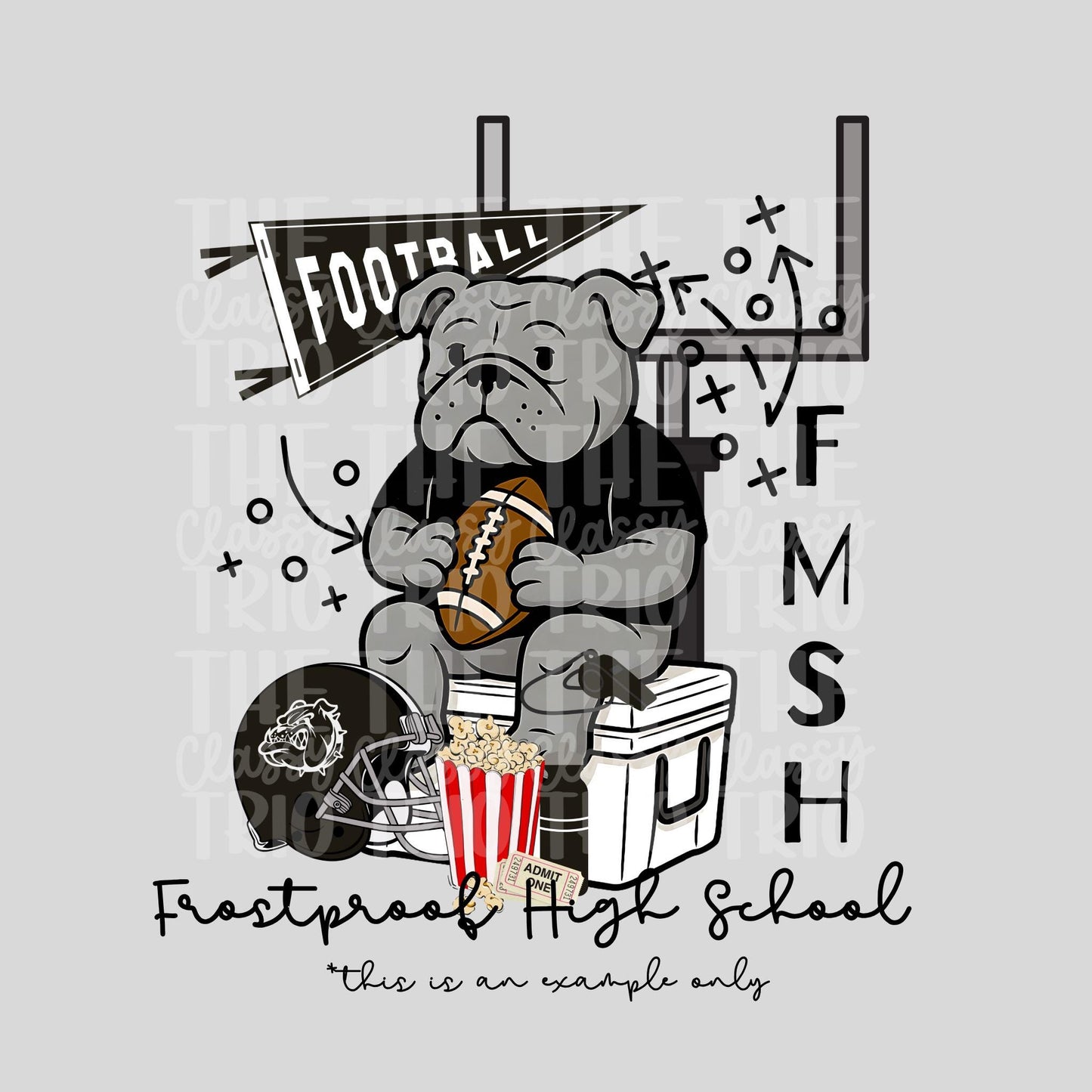 Football Doodle Bundle | Digital Design | PNG | Sublimation | DTF | School Team | Shirt Designs | Trending | Mascots | Original Creator