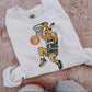 Indians Basketball Grudge: Retro Mascot Design PNG (Digital Download)