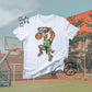 Eagles Basketball Grudge: Distressed Mascot PNG Design (Digital Download)
