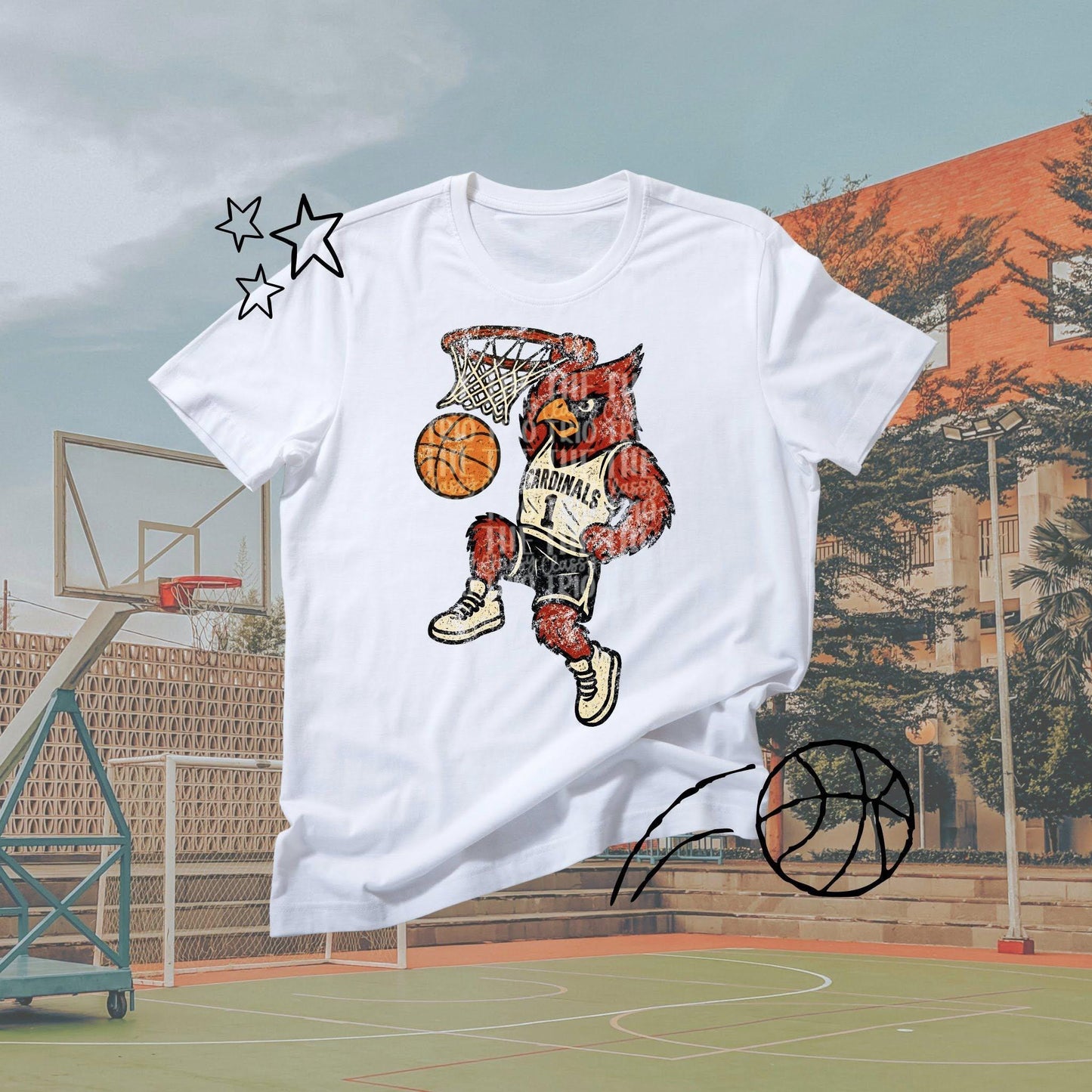 Vintage Basketball Bundle | Digital PNG | Sublimation | DTF | School Sports Team | Shirt Designs | Trending | Mascots | Original Creator