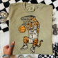 Tigers Basketball Grudge Design: Retro Chalk Mascot PNG (Digital Download)
