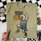 Eagles Basketball PNG: Vintage Chalk Distressed Design (Digital Download)