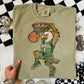 Eagles Basketball Grudge: Distressed Mascot PNG Design (Digital Download)
