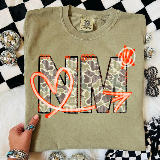 Old Camo State Doodle | Digital Design | PNG | Sublimation | Camouflage | New Mexico Shirt Design | Camo State | Original Designer