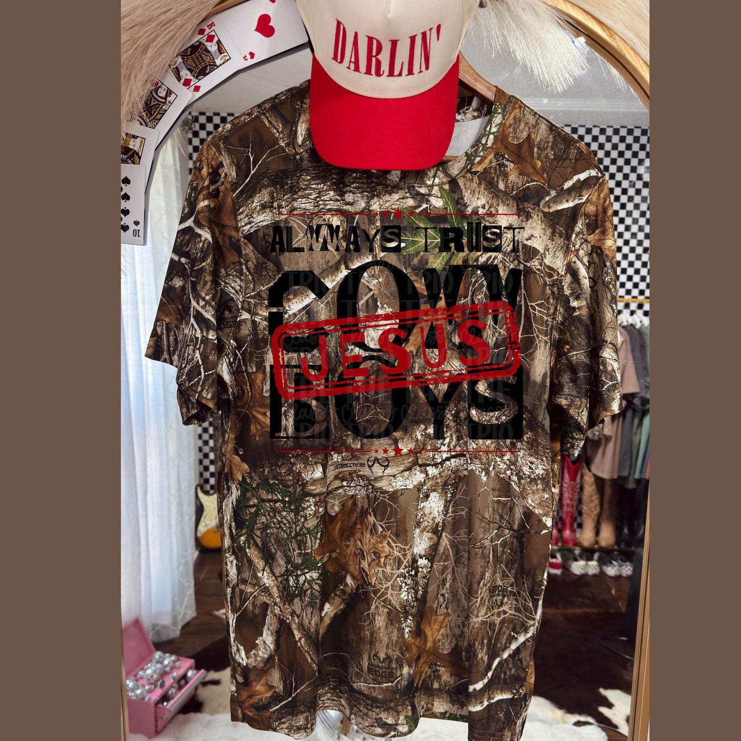 Always Trust Jesus | Digital Design | PNG | Sublimation | Cowboys | Christian Shirt Design | Trending | Original Designer | Gift Idea