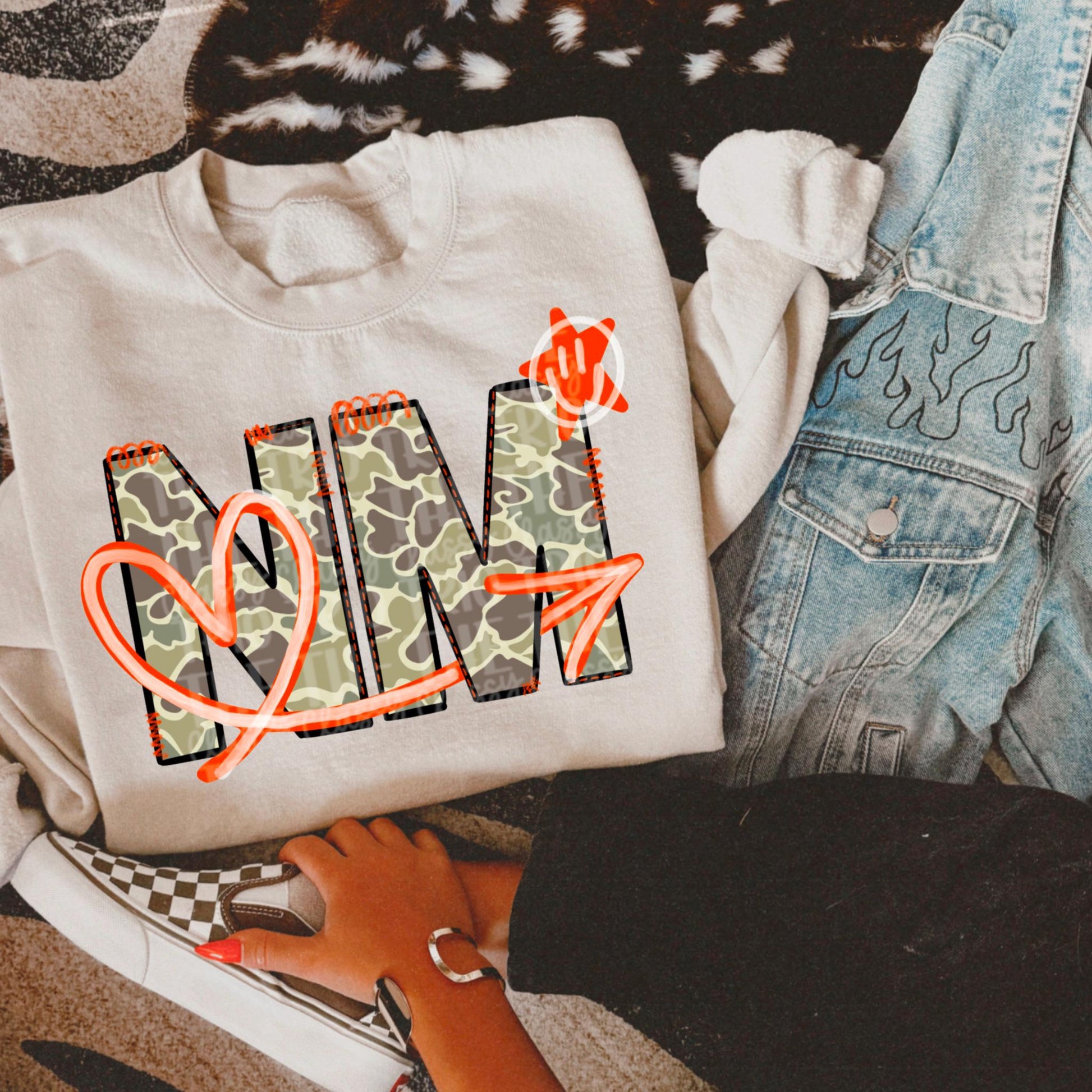 Old Camo State Doodle | Digital Design | PNG | Sublimation | Camouflage | New Mexico Shirt Design | Camo State | Original Designer