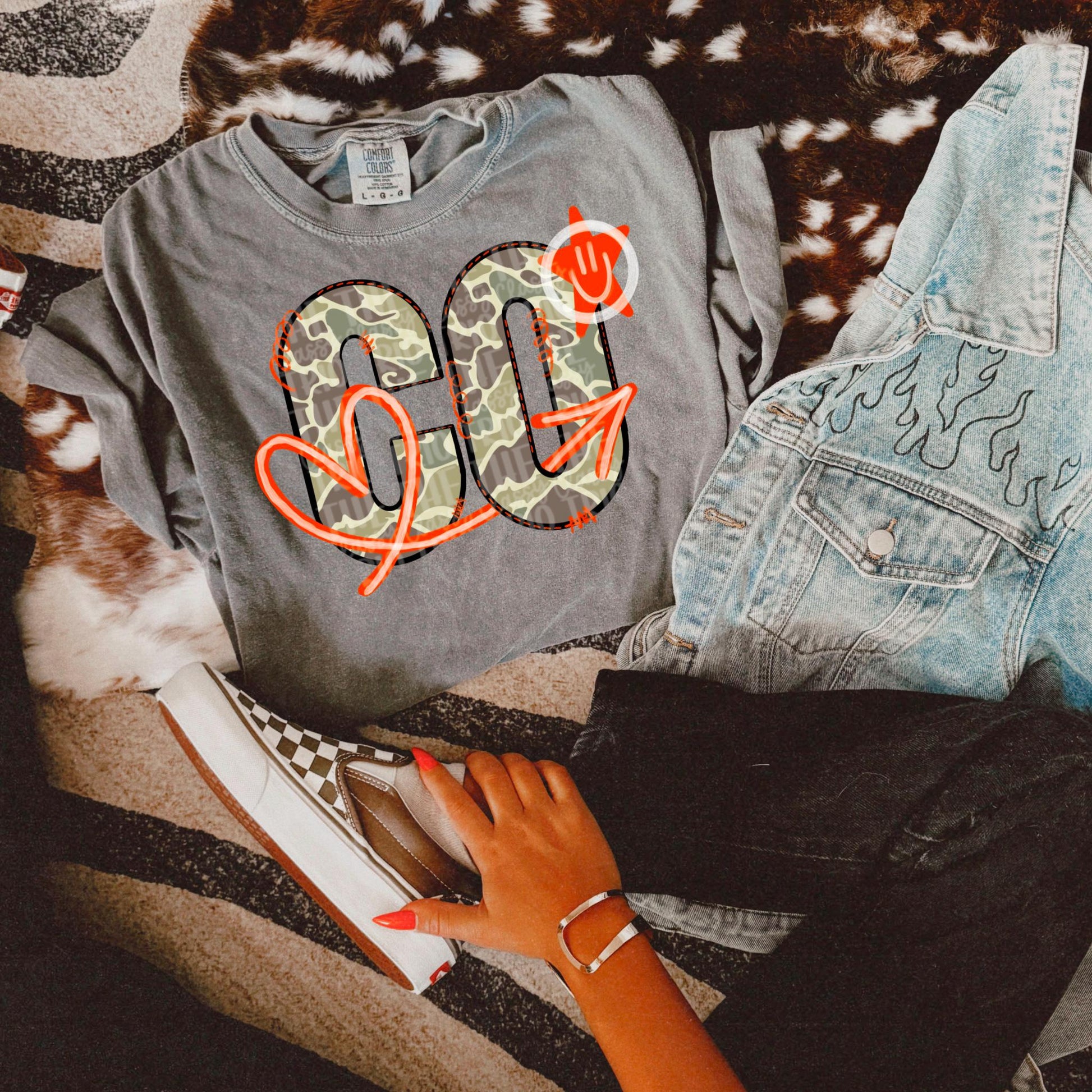 Old Camo State CO Doodle | Digital Design | PNG | Sublimation | Camouflage Colorado Shirt Design | Camo State | Original Designer