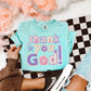 Thank You God | Scrapbook Doodle Drawing Digital Design | PNG | Sublimation | Christian Kid Adult Design | Original Creator
