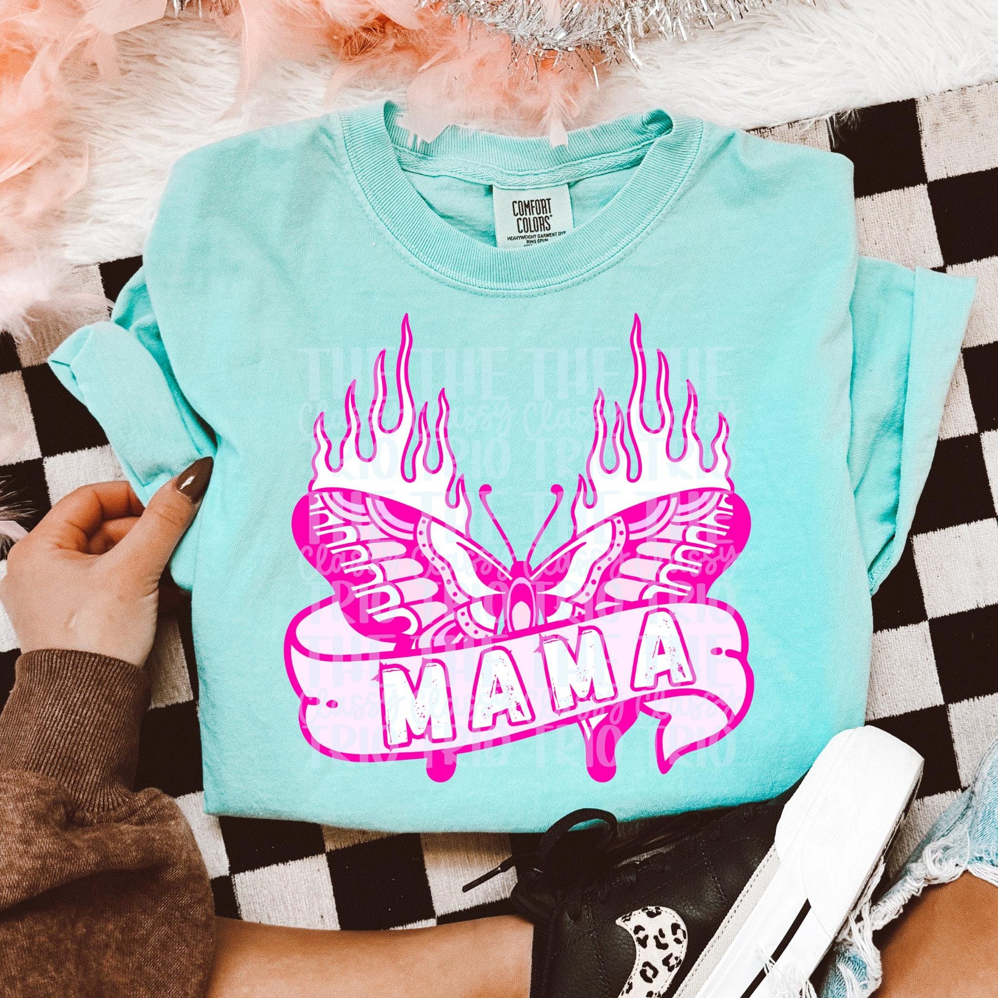 Mama Butterfly | Digital Design | PNG | Sublimation | Pink | Mama Shirt Design | Trending | Original | Gift Idea