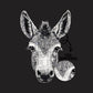 Faux Rhinestone Donkey | Digital Design | PNG | Sublimation | DTF | Animal | Shirt Design | Trending