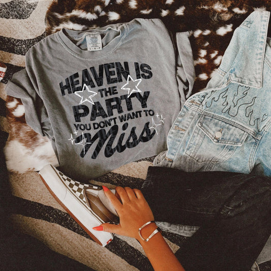 Heaven is the Party | Digital Design | PNG | Christian Jesus Design | Original Creator |