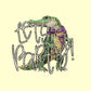 Mardi Gras Faux Rhinestone Digital Design | PNG | Sublimation DTF Shirt Design kings cake + crawfish