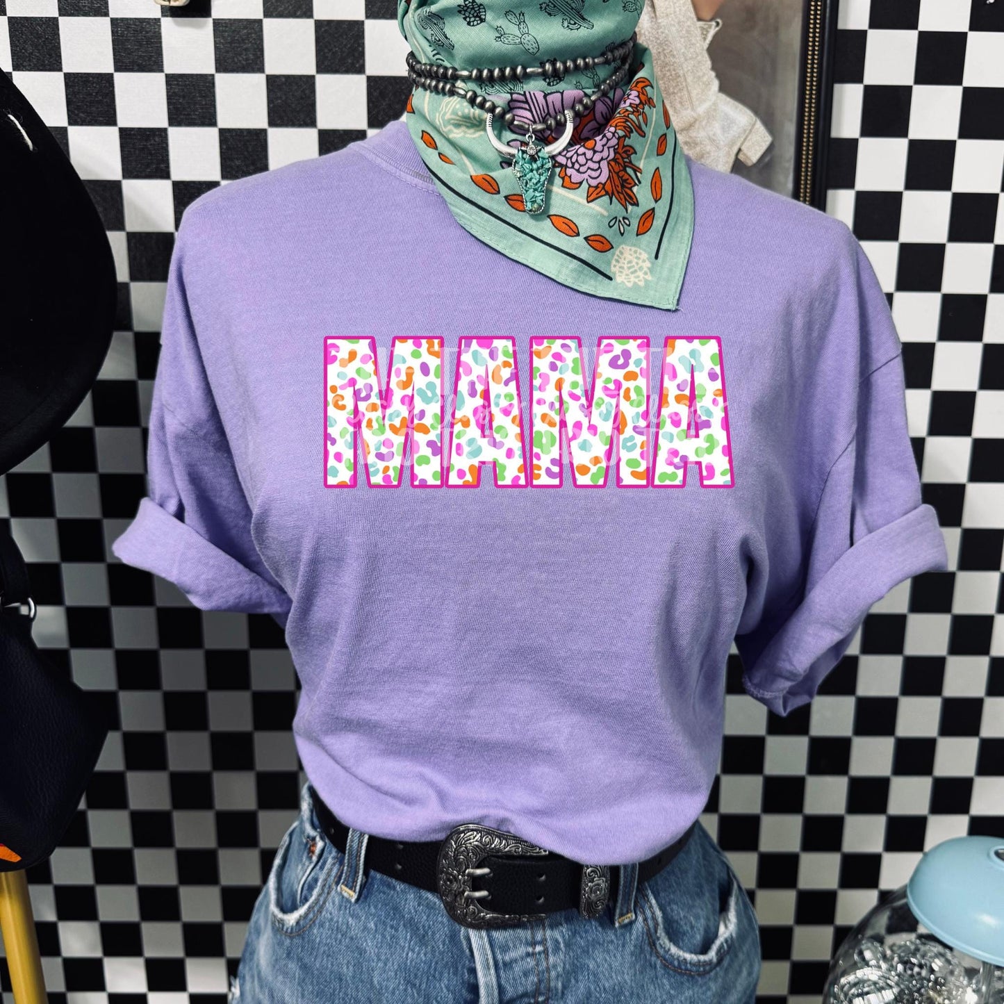 Mama Leopard Colorful | Digital Design | PNG | Valentines Day Shirt Design | Original Creator