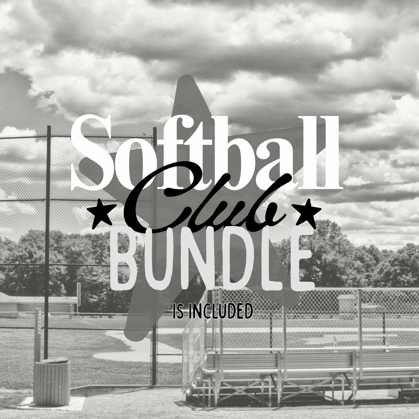 Baseball + Softball Club Bundle PNG Bundle | Sports Designs (Digital)