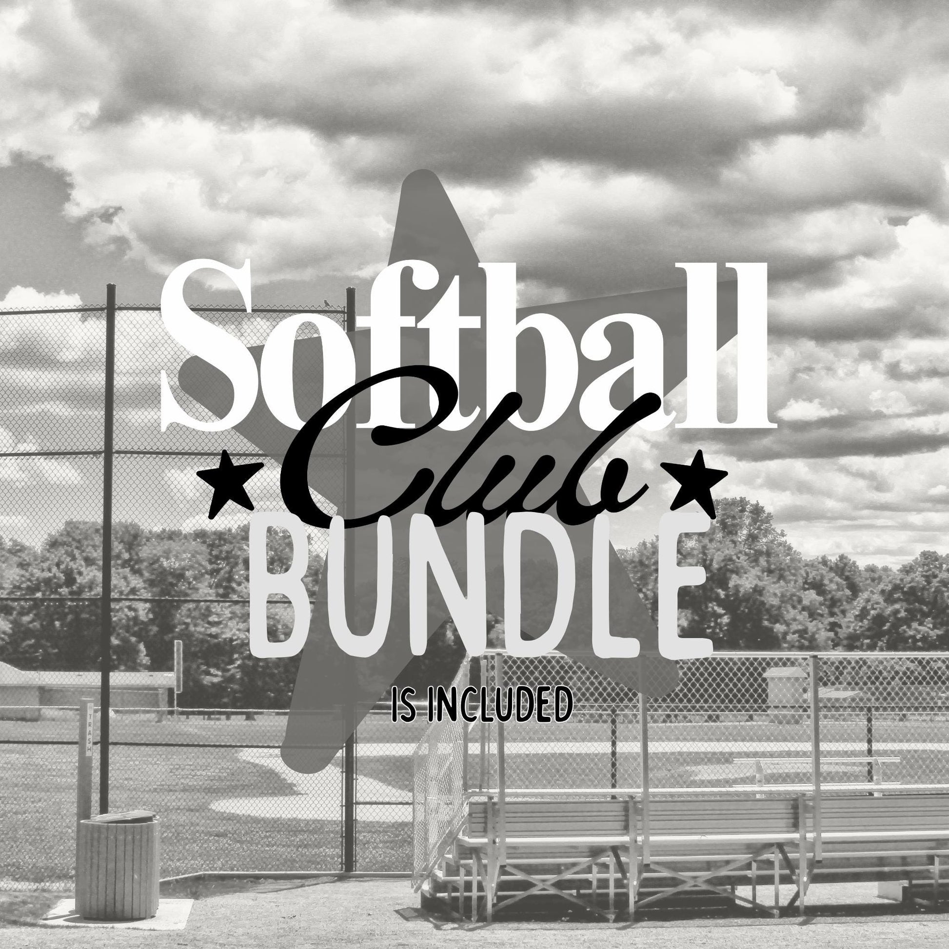 Baseball + Softball Club Bundle PNG Bundle | Sports Designs (Digital)