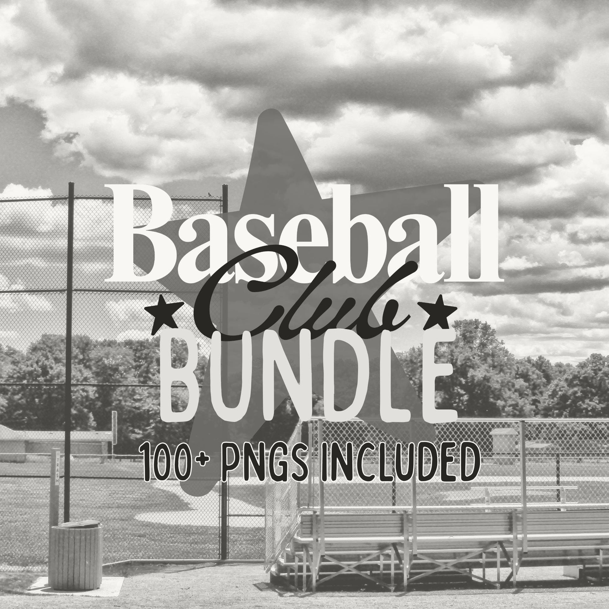Baseball + Softball Club Bundle PNG Bundle | Sports Designs (Digital)