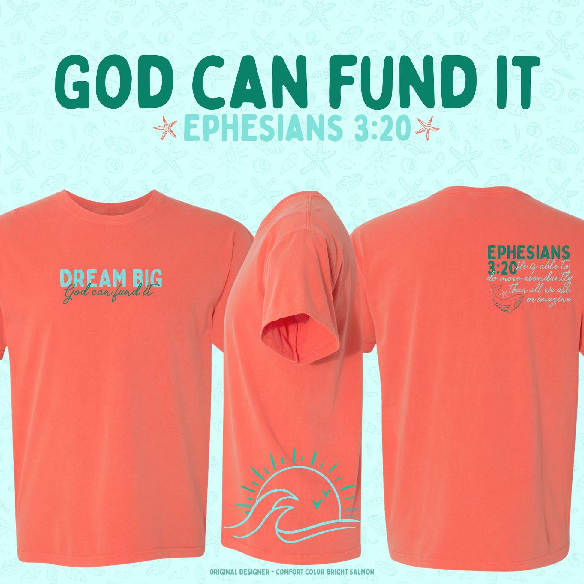 God Can Fund It Doodle Digital Design PNG | Sublimation | Christian Shirt Design | Trending | Original Designer