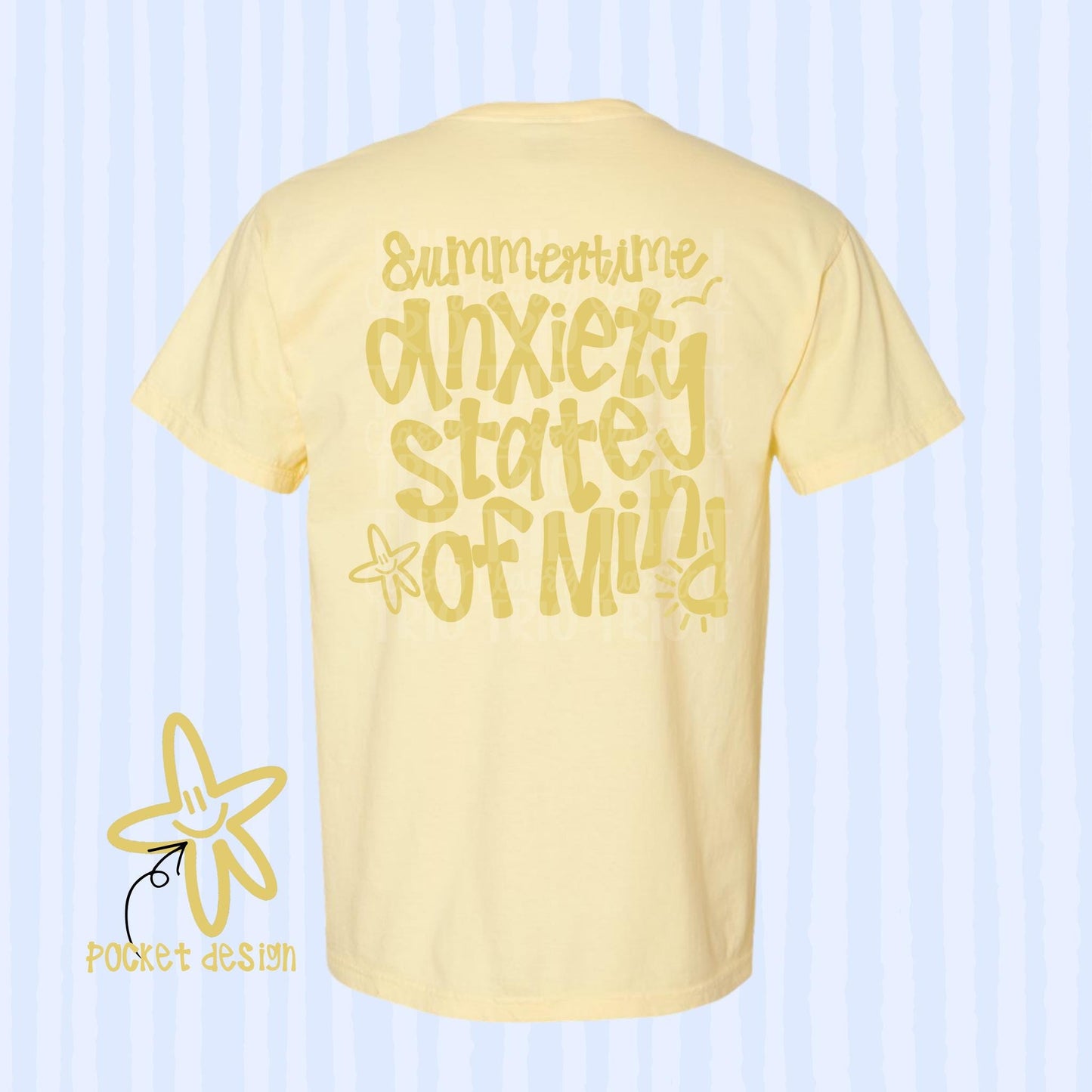 Summertime Anxiety State of Mind PNG | Original Designer (Digital Download)