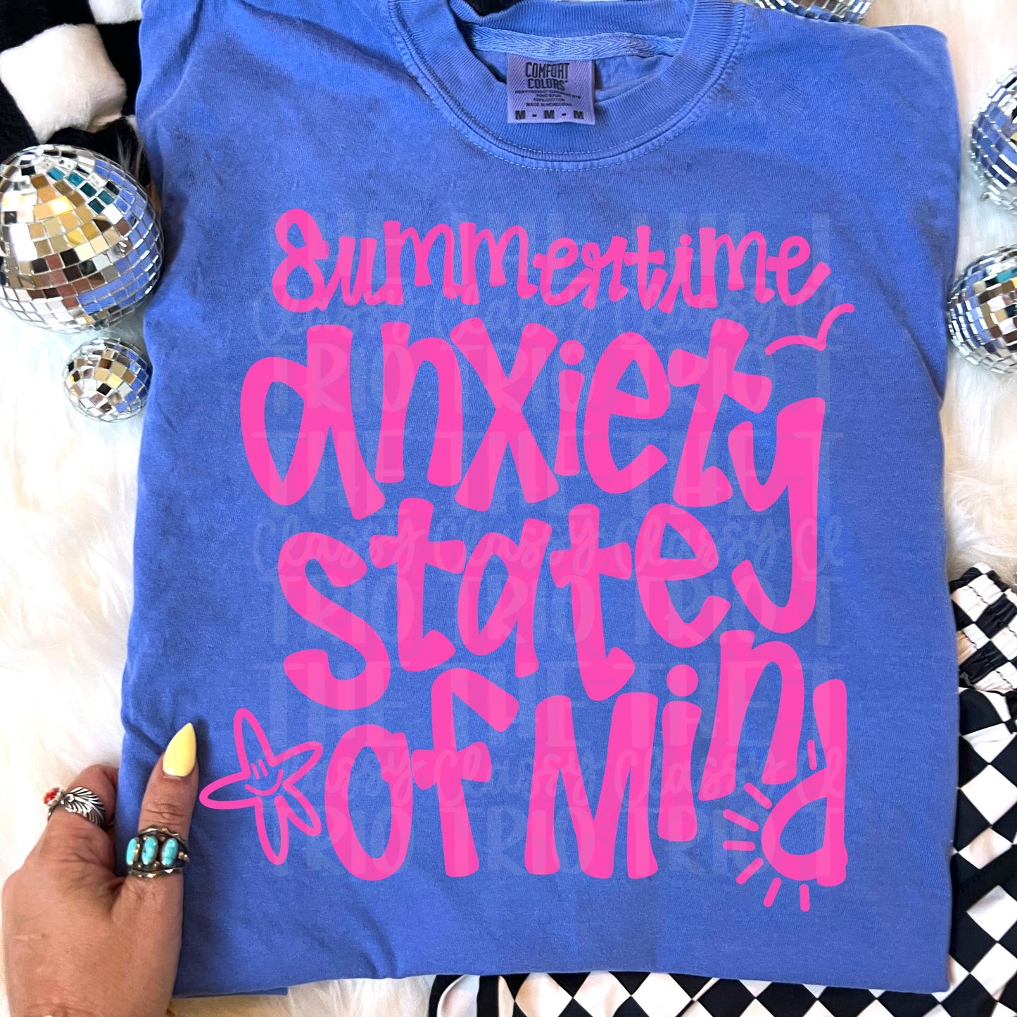 Summertime Anxiety State of Mind PNG | Original Designer (Digital Download)