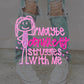Maybe Anxiety Struggles With Me PNG | Funny Doodle Design (Digital Download)