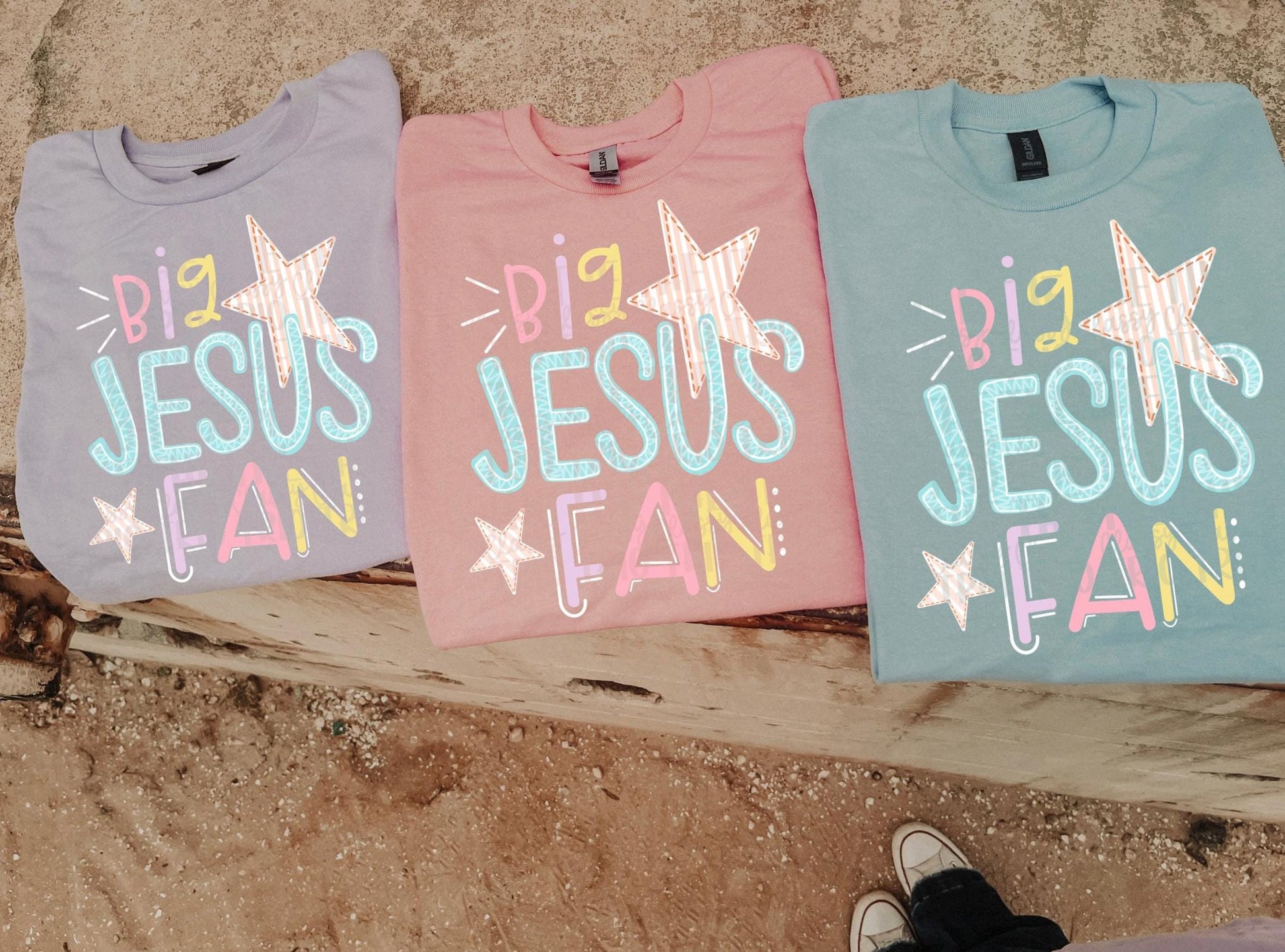 Big Jesus Fan Doodle Drawing Digital Design | PNG | Sublimation | Christian Design | Original Creator |
