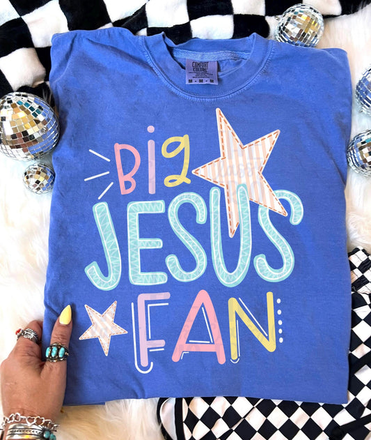 Big Jesus Fan Doodle Drawing Digital Design | PNG | Sublimation | Christian Design | Original Creator |