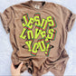 Jesus Loves You Y2K Neon PNG | Christian Sublimation Design (Digital Download)
