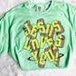 Jesus Loves You Y2K Neon PNG | Christian Sublimation Design (Digital Download)