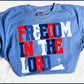 Freedom in the Lord PNG | Red White Blue Design (Digital Download)