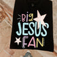 Big Jesus Fan Doodle Drawing Digital Design | PNG | Sublimation | Christian Design | Original Creator |