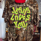 Jesus Loves You Y2K Neon PNG | Christian Sublimation Design (Digital Download)