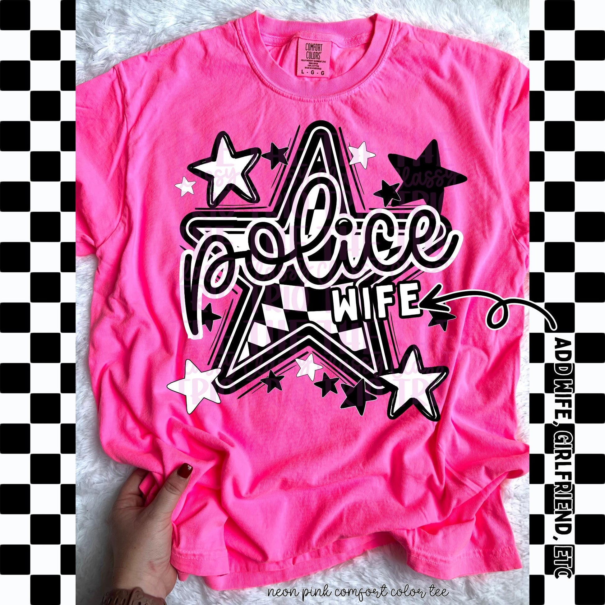Checkered Star Occupation and Titles Bundle PNG | Mom Coquette Design | School Shirt PNG | Teacher | School Spirit Digital | Trendy