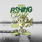 Bass Fishing Club PNG | Retro Lake Life Fish Mascot Shirt Design | Vintage Fishing Tee Graphic with Pocket Design Included | Trendy | Summer