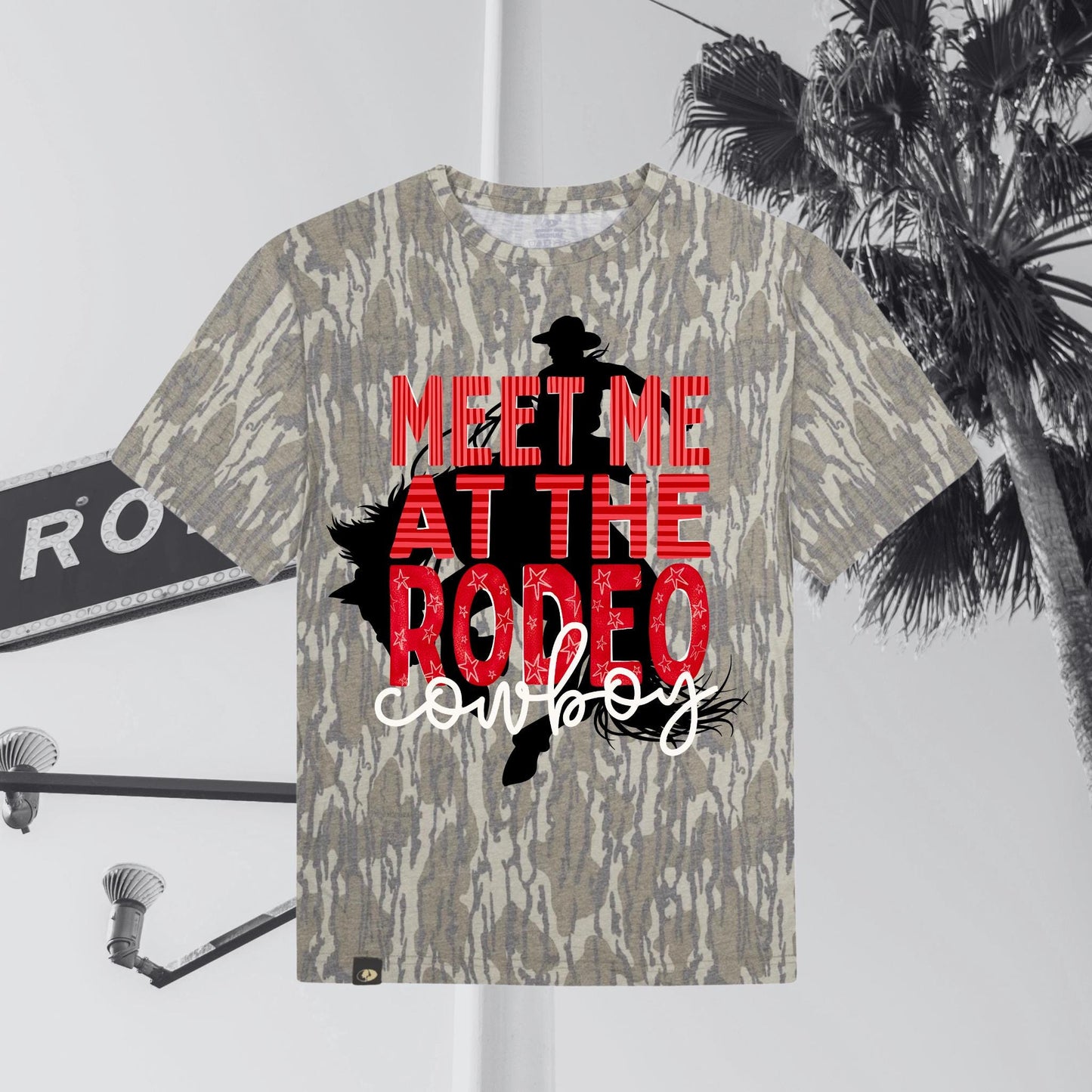 Meet Me At The Rodeo Cowboy | Digital Design | PNG | Girly Trendy | Retro Western | Country Rodeo Shirt
