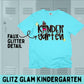 Kindergarten Knights Glitz | Digital Design | PNG | Sublimation | Faux Glitter | School Mascot Shirt Design | Trending | Original