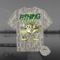 Bass Fishing Club PNG | Retro Lake Life Fish Mascot Shirt Design | Vintage Fishing Tee Graphic with Pocket Design Included | Trendy | Summer
