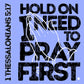Pray First PNG | Christian Digital Design | Jesus, Bible Verse, Trendy, Church Shirt, Front Back, Trending (Digital Download)