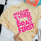 Pray First PNG | Christian Digital Design | Jesus, Bible Verse, Trendy, Church Shirt, Front Back, Trending (Digital Download)