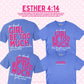 Girl Be Too Much Esther PNG | Christian Digital Design | Jesus, Bible Verse, Trendy, Church Shirt, Front Back, Trending (Digital Download)