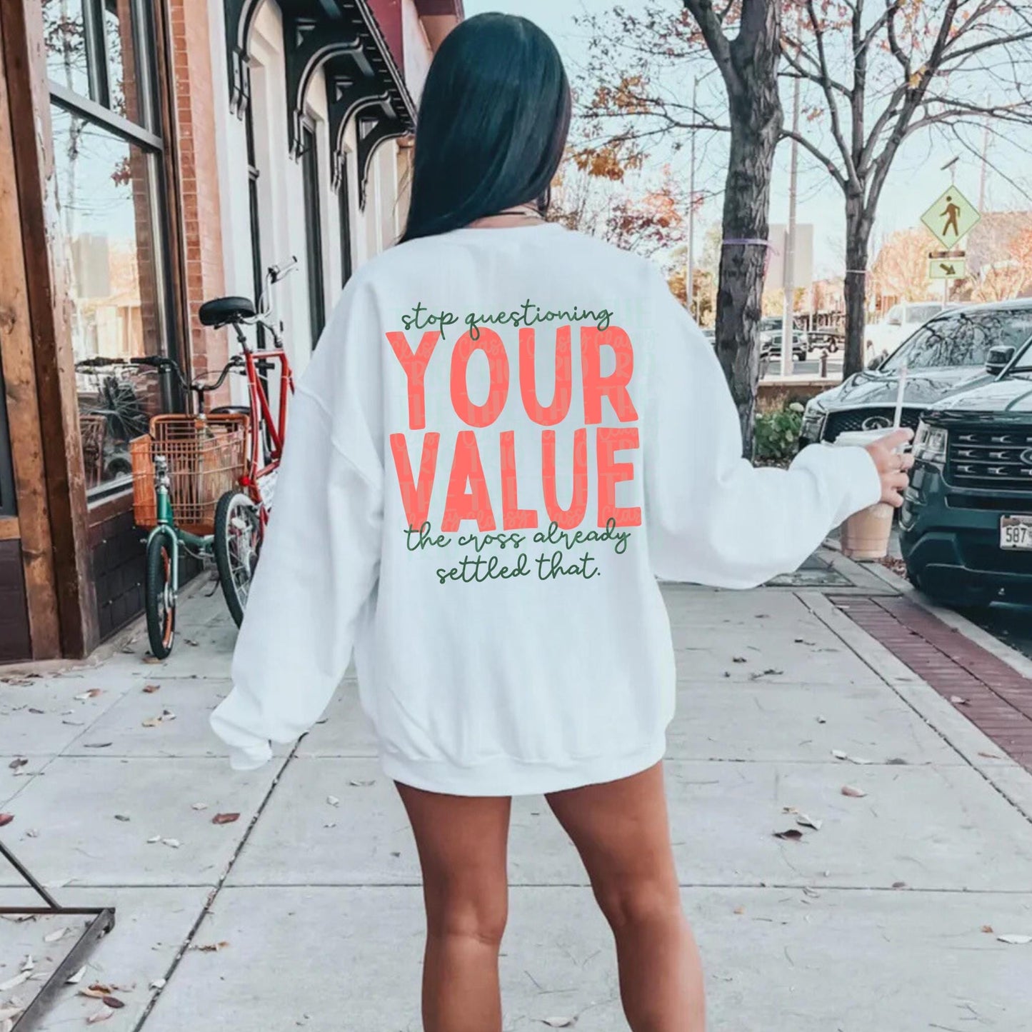 Daughter of the King Your Value PNG | Christian Digital Design | Jesus, Bible Verse, Trendy, Church Shirt, Trending (Digital Download)