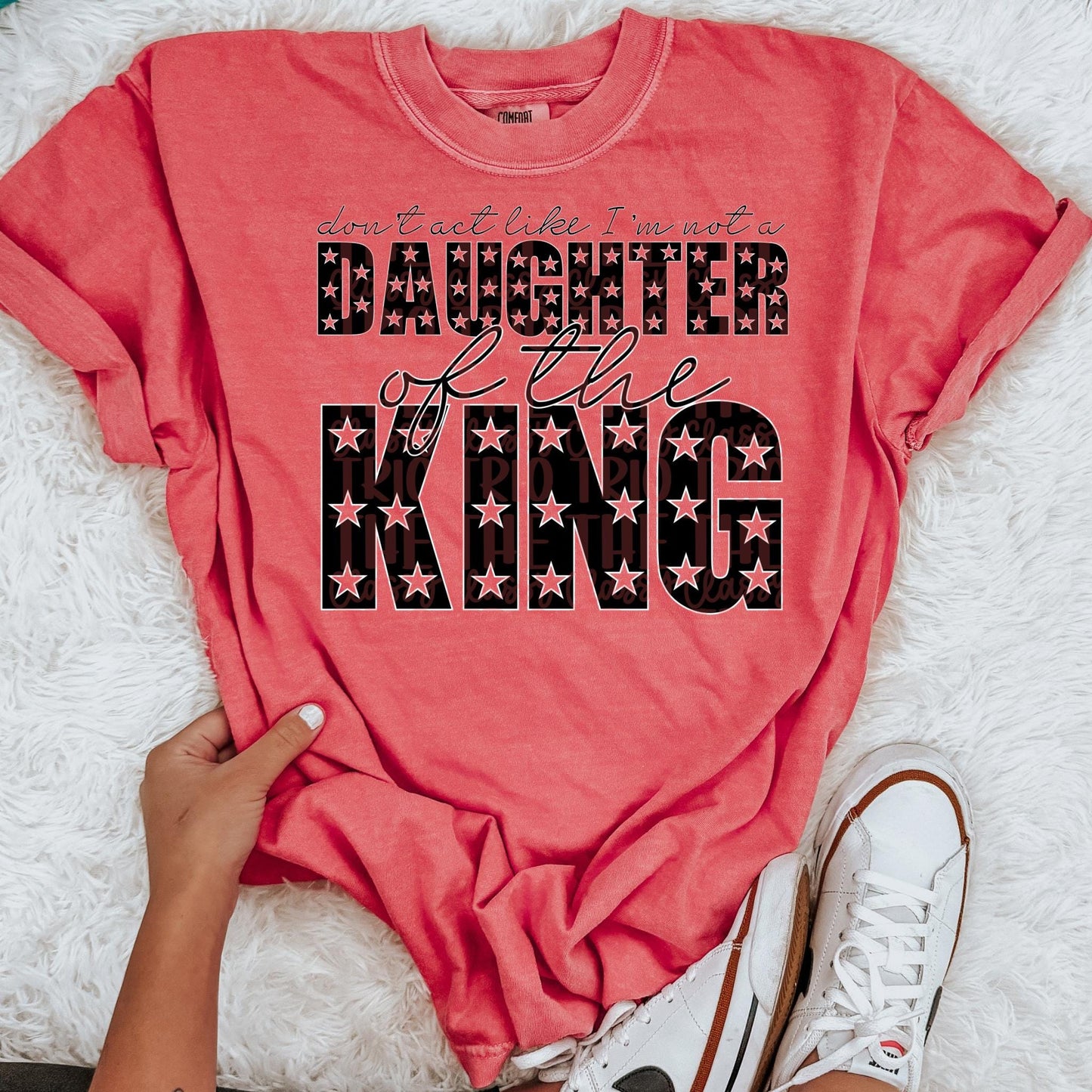 Daughter of the King PNG | Christian Digital Design | Jesus, Bible Verse, Trendy, Church Shirt, Front Back, Trending (Digital Download)